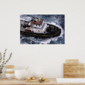 Poster Bateau à moteur dans les Caraïbes (Cuisine)