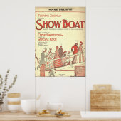 Poster bateau à moteur faire croire (Cuisine)