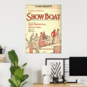 Poster bateau à moteur faire croire (Bureau à domicile)