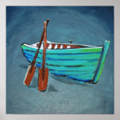 Poster Bateau à rames (Devant)