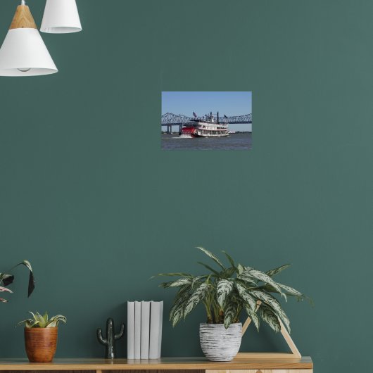 Poster Bateau à rivière (Salon 1)
