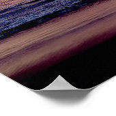 Poster Bateau à Sunset - Venice Beach, CA (Coin)