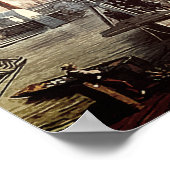 Poster Bateau à vapeur de la Nouvelle-Orléans (Coin)