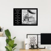 Poster Bateau à vapeur Ione entre 1899 et 1910 (Bureau à domicile)