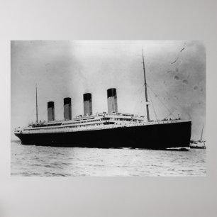 Poster Bateau à vapeur RMS Titanic