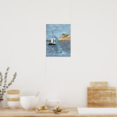 POSTER BATEAU À VOILE (Cuisine)