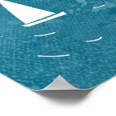 Poster Bateau à voile (Coin)