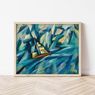 Poster Bateau à voile   Amadeo de Souza-Cardoso
