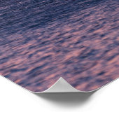 Poster Bateau à voile au coucher du soleil (Coin)