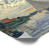 Poster Bateau à voile au Petit-Gennevilliers (Coin)