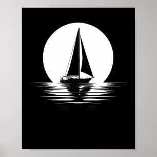 Poster Bateau à voile - Bateau capitaine Bateau Sun