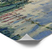 Poster Bateau à voile de Monet Impressionnisme français C (Coin)