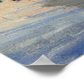 Poster Bateau à voile de Monet Impressionnisme français C (Coin)