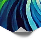 Poster Bateau à voile dynamique au coucher du soleil (Coin)