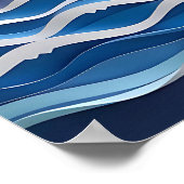 Poster Bateau à voile et soleil | Quilling papier  (Coin)