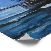 Poster Bateau à voile Lewis (Coin)