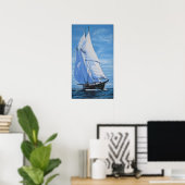Poster Bateau à voile Lewis (Bureau à domicile)