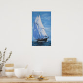 Poster Bateau à voile Lewis (Cuisine)