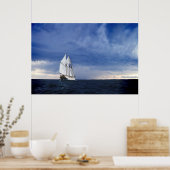 Poster Bateau À Voile Sur La Mer Baltique (Cuisine)