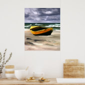 Poster Bateau avant la tempête océanique (Cuisine)