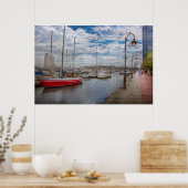 Poster Bateau - Baltimore, MD - Une belle journée à Balti (Cuisine)