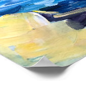 Poster bateau blanc sur la mer (Coin)