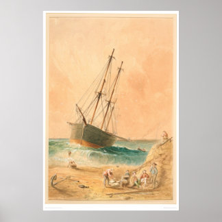 Poster Bateau britannique "Viscata" (0533A)