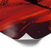 Poster Bateau calme au coucher du soleil - Art de la natu (Coin)