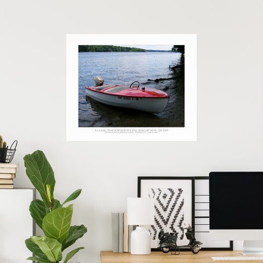 Poster Bateau classique (Bureau à domicile)
