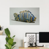 Poster Bateau cosmétique sous forme de poisson (Bureau à domicile)