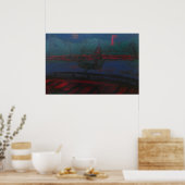 Poster bateau de baie (Cuisine)