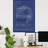 Poster Bateau de combat des opérations spéciales de la ma (Bureau à domicile)