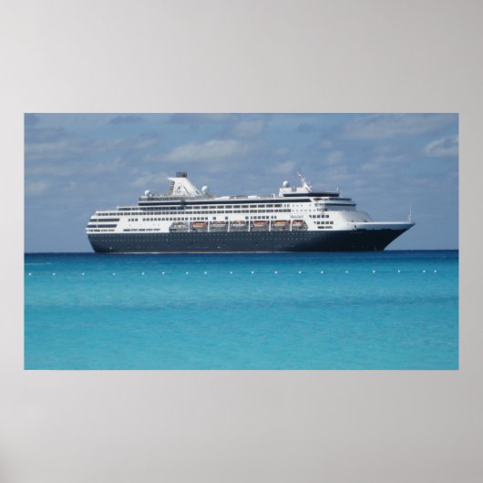 Poster Bateau de croisière (Devant)