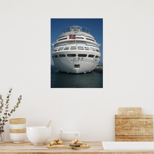 Poster Bateau de croisière (Cuisine)