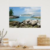 Poster Bateau de croisière à CocoCay (Cuisine)