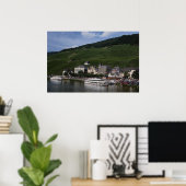 Poster Bateau de croisière sur Mosel River, Bernkastel Ku (Bureau à domicile)