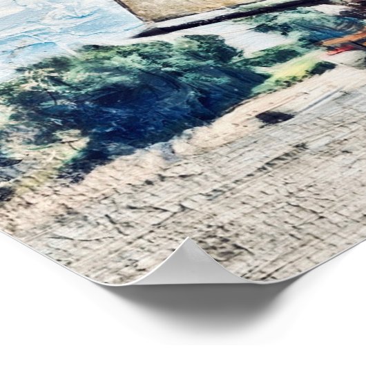 Poster Bateau de goélette nautique (Coin)