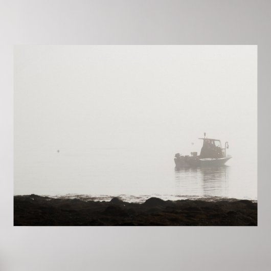 Poster Bateau de homard, Maine (Devant)