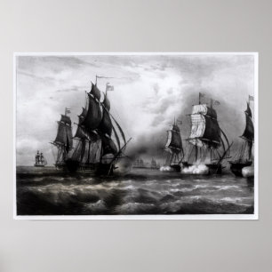 Poster Bateau de la "garde forestière" de John Paul