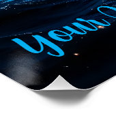 Poster Bateau de navigation de fantasy épique tempête océ (Coin)