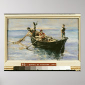 Poster Bateau de pêche, 1881 (Devant)
