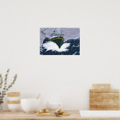 Poster Bateau de pêche - Anchorage, Alaska (Cuisine)