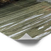 Poster Bateau de pêche au Tréport en France (Coin)