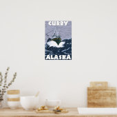 Poster Bateau de pêche - Curry, Alaska (Cuisine)