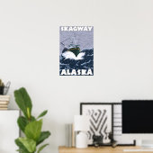 Poster Bateau de pêche - Skagway, Alaska (Bureau à domicile)