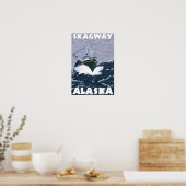 Poster Bateau de pêche - Skagway, Alaska (Cuisine)