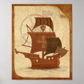 Poster Bateau de pirates (Devant)