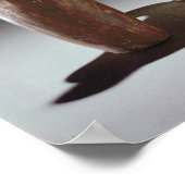 Poster Bateau de poterie d'une grenouille escalade d'un c (Coin)