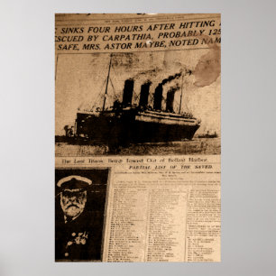 Poster Bateau de rêves perdu