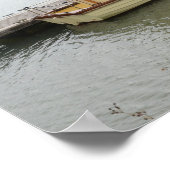 Poster Bateau de style traditionnel construit moderne (Coin)